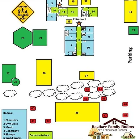Hestkaer Family Summer Camp Кемпинг Krogager